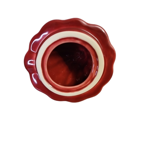 COPY - Chris Madden Red Pumpkin Gourd Dish with Lid - Picture 7 of 11